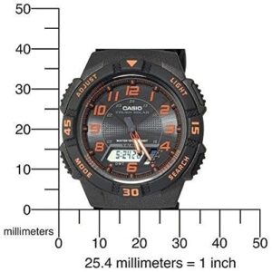 Casio Men's AQS800W-1B2VCF "Slim" Solar Multi-Function Ana-Digi Sport Watch