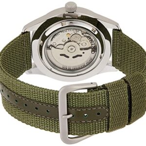 Seiko 5 Men's SNZG09K1 Sport Analog Automatic Khaki Green Canvas Watch