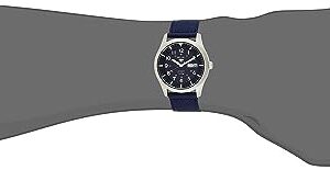 SEIKO Men's Analogue Automatic Watch with Textile Strap SNZG11K1