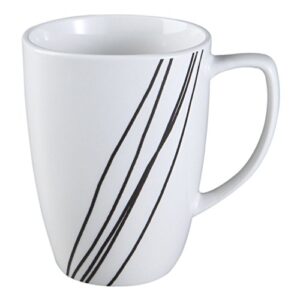 corelle square 12-ounce porcelain mug, simple sketch