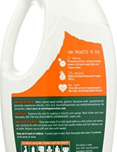 Seventh Generation 22724 Dishwashing Liquid, Natural, 50 oz., Free/Clear