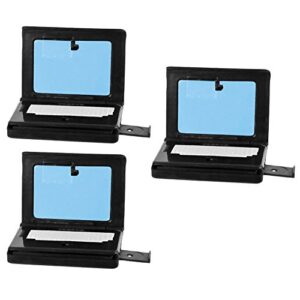 set of 3 plastic toy laptops for wrestling action figures