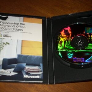 Microsoft Office Standard Edition 2003 Software (2000/XP) CD and User Guide in original clamshell case