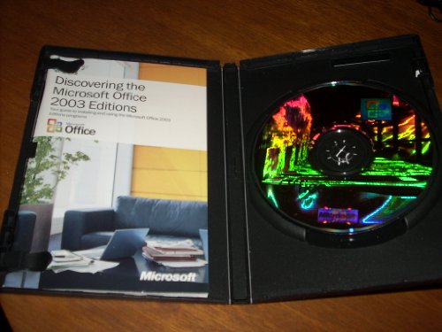 Microsoft Office Standard Edition 2003 Software (2000/XP) CD and User Guide in original clamshell case