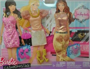 barbie fashionistas day looks clothes - glitter & jewels outfits