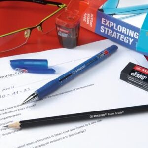 Ballpoint -STABILO Exam Grade Blue Box of 10