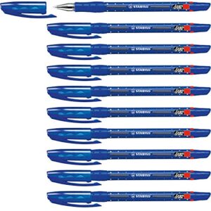 ballpoint -stabilo exam grade blue box of 10