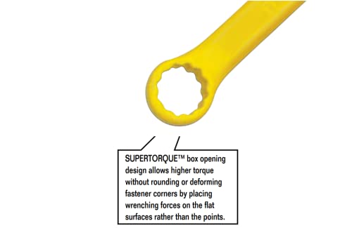 Williams 1216YSC Yellow Super Combo Combination Wrench, 1/2-Inch