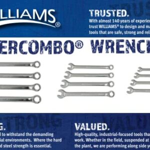 Williams 1216SC Super Combo Combination Wrench, 1/2-Inch