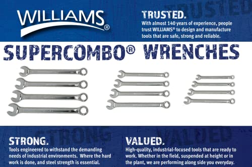 Williams 1216SC Super Combo Combination Wrench, 1/2-Inch