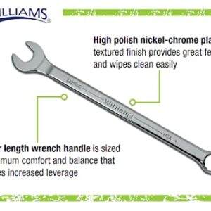 Williams 1216SC Super Combo Combination Wrench, 1/2-Inch