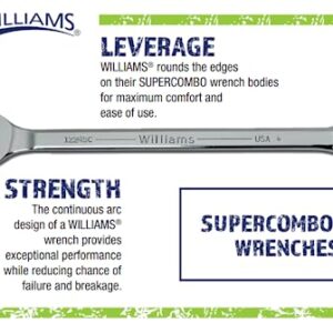 Williams 1216SC Super Combo Combination Wrench, 1/2-Inch