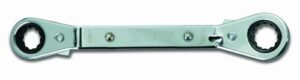 williams rbo-1618 double head 25-degree offset ratcheting box wrench, 1/2 by 9/16-inch