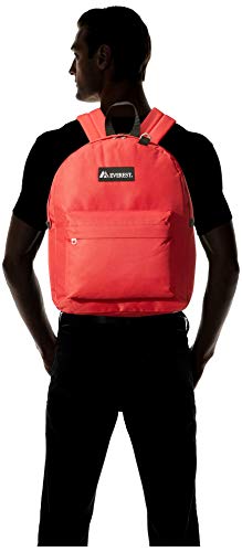 Everest Luggage Classic Backpack, Red, Large