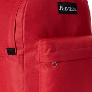 Everest Luggage Classic Backpack, Red, Large