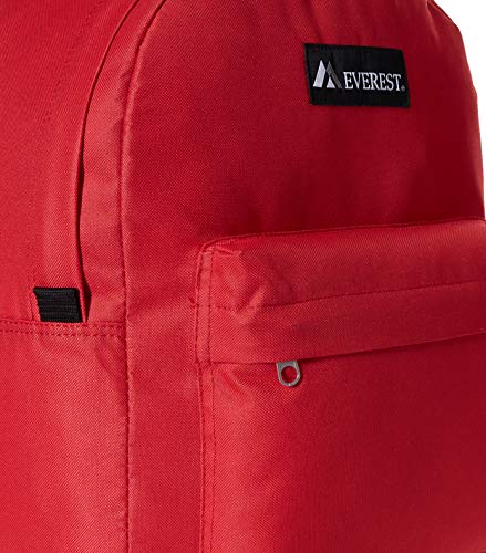 Everest Luggage Classic Backpack, Red, Large