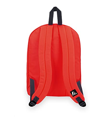 Everest Luggage Classic Backpack, Red, Large