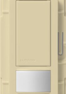 Lutron Maestro Vacancy-Only Sensor Switch | 2 Amp, Single Pole | MS-VPS2-IV | Ivory
