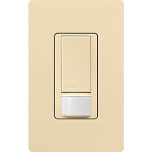 Lutron Maestro Vacancy-Only Sensor Switch | 2 Amp, Single Pole | MS-VPS2-IV | Ivory