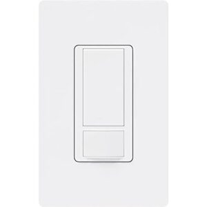Lutron Maestro Vacancy-Only Sensor Switch | 5 Amp, Single-Pole/Multi-Location | MS-VPS5M-WH | White