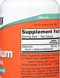 Now Foods Selenium 200 mcg 90 Vcaps