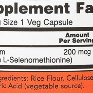 Now Foods Selenium 200 mcg 90 Vcaps