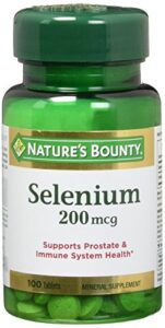 nature's bounty selenium 200 mcg tablets 100 ea