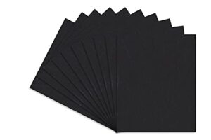 crescent colored mat board, 20 x 32 inches, smooth black 921a, pack of 10 - 405225