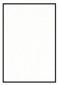 crescent colored mat board, 20 x 32 inches, very white 918, pack of 10