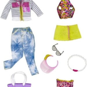 Barbie Fashionistas Day Looks Clothes - Bright Beach Outfits