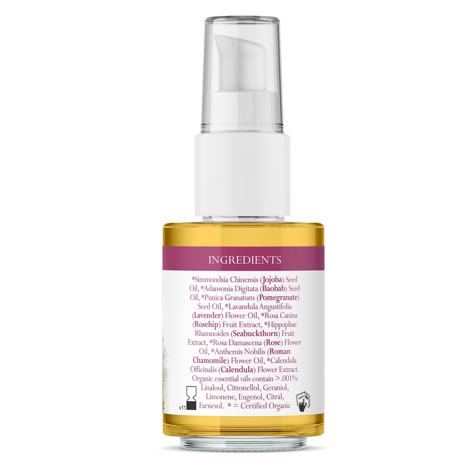 Badger Balm - Damascus Rose Antioxidant Face Oil - Certified Organic,1 oz.