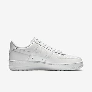 Nike Men's Air Force 1 Low Sneaker, White/White, 11