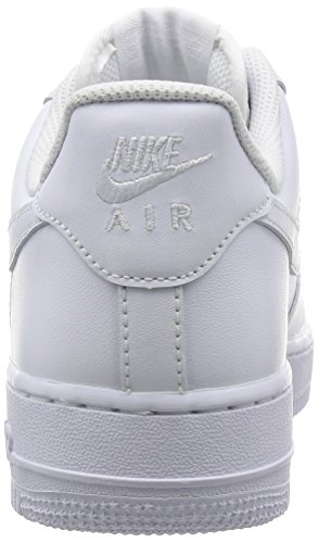 Nike Men's Air Force 1 Low Sneaker, White/White, 11