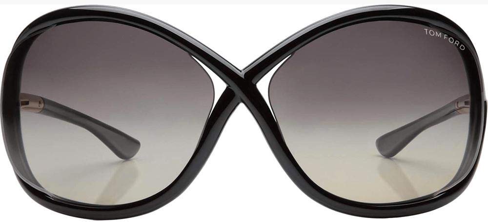 Tom Ford Sunglasses - Whitney / Frame: Shiny Black Lens: Smoke Polarized, 64-14-110