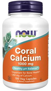 now foods coral calcium 1000 mg 100 vcaps