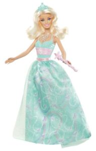 barbie princess barbie green dress doll - 2012 version