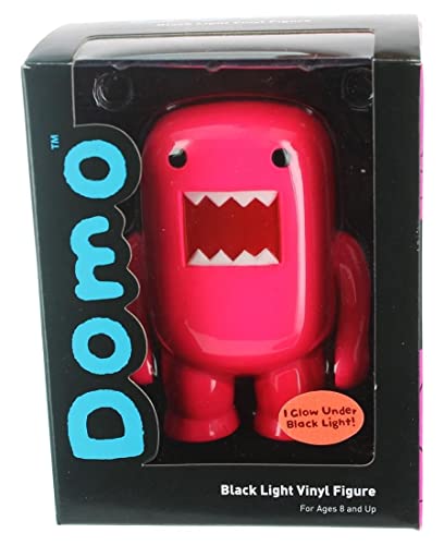 Dark Horse Deluxe 4" Domo Fluorescent Black Light Vinyl Figure: Red