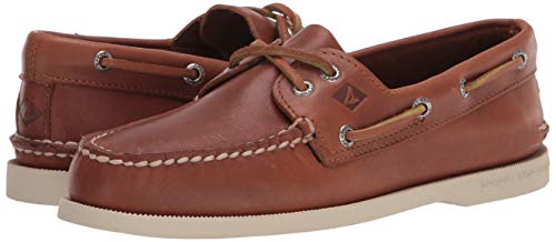 Sperry Men's Authentic Original 2-Eye Boat Shoe, TAN, 10 M US