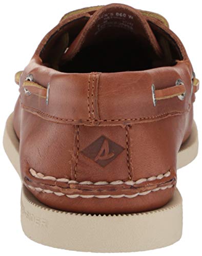 Sperry Men's Authentic Original 2-Eye Boat Shoe, TAN, 10 M US