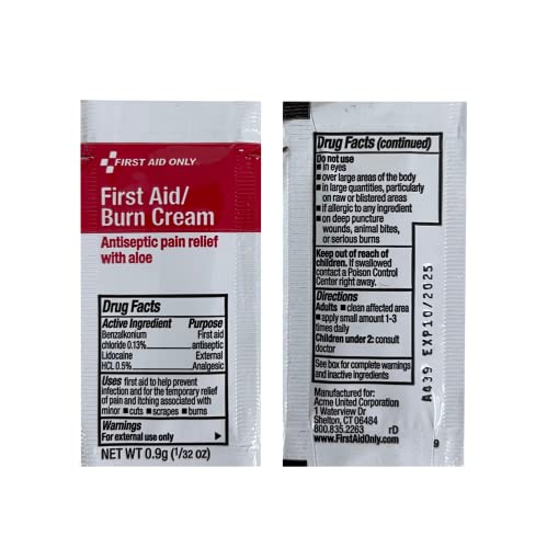 First Aid Only 9302-25M 25-Person Contractor's Emergency First Aid Kit for Home Renovation, Job Sites, and Construction Vehicles, 178 Pieces