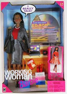 mattel barbie working woman talking doll w cd-rom (1999) #20549