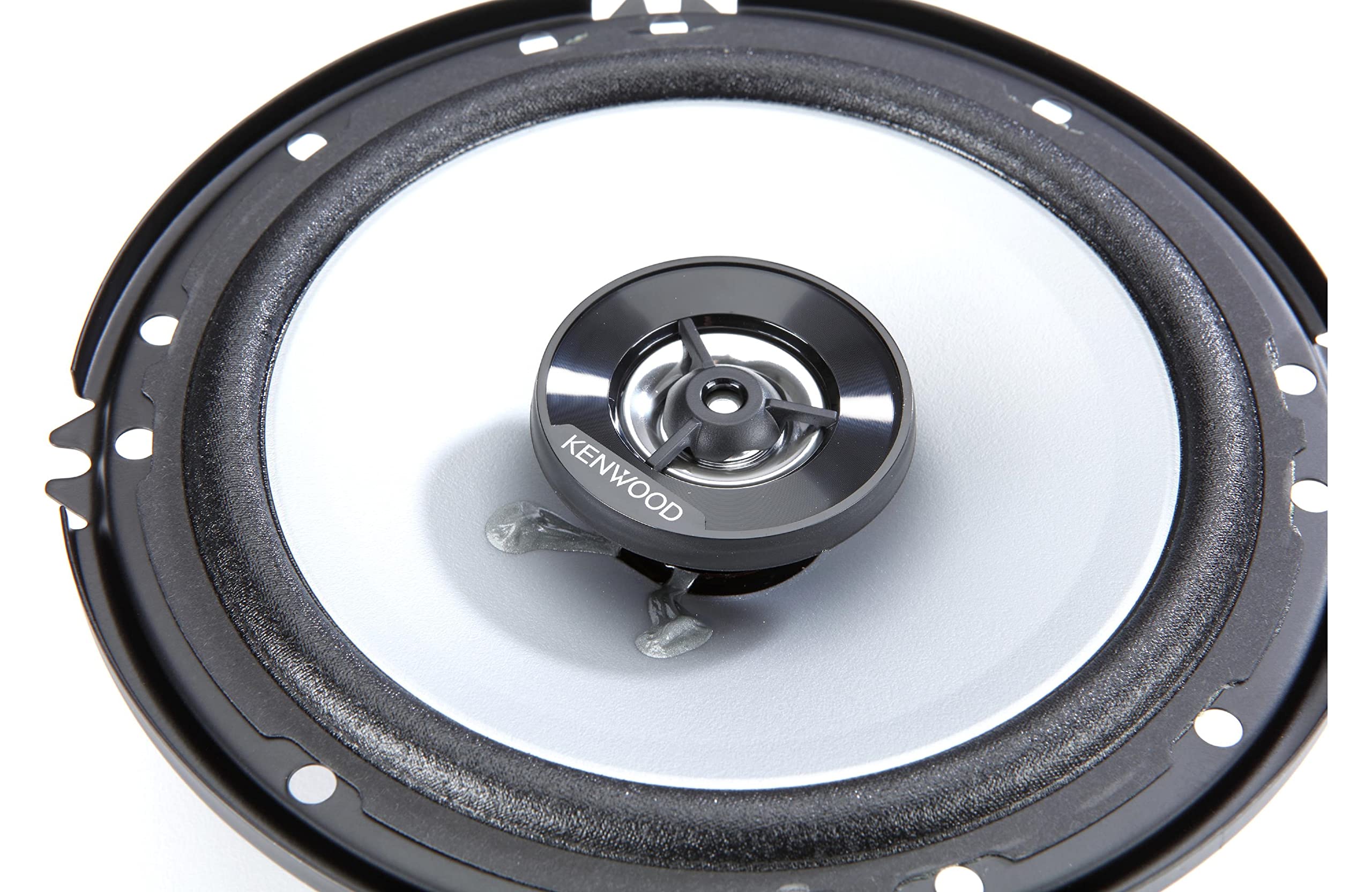 Kenwood 6-1/2" 300W Max (60W RMS per Pair) 6.5" KFC 2-Way Sport Series Flush Mount Car Audio Door Coaxial Speakers