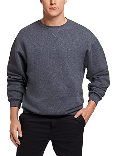 Russell Athletic Men's Dri-Power Fleece Sweatshirt, Black Heather, Large