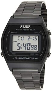 casio smart watch. b640wb-1aef, black/grey, 38.9 x 35.0 x 9.4 mm, bracelet
