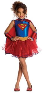 justice league child's supergirl tutu dress - small