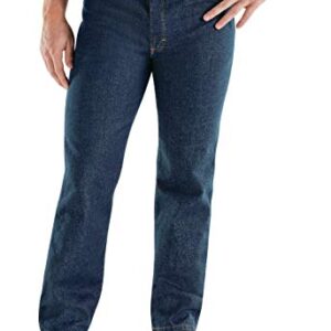 Red Kap Men's Classic Work Jean, Prewashed Indigo, 36x32