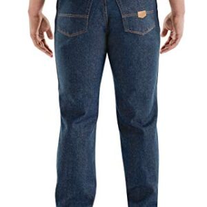 Red Kap Men's Classic Work Jean, Prewashed Indigo, 36x32