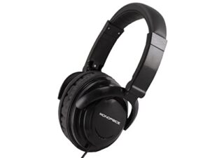 monoprice hi-fi light weight noise isolationg over-the-ear headphones ideal for portable applications black