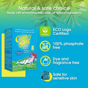 Country Save Laundry Detergent Powder Natural - HE Natural Powdered Laundry Detergent Clear & Free of Chemicals - Sensitive Washing Eco HE Laundry Detergent Safe for Babies (5 Pound (Pack of 1))