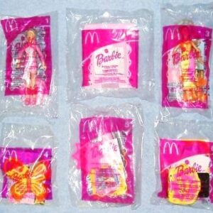 McDonalds - Barbie Complete Happy Meal Set - 2002